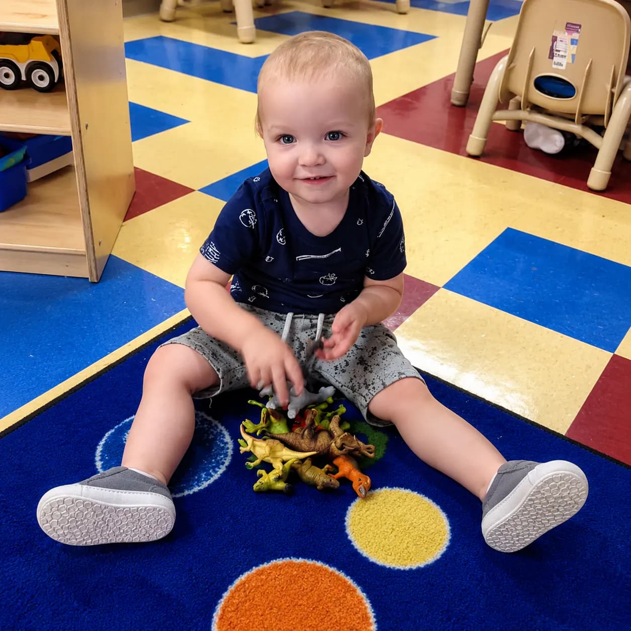 Bright, clean classroom spaces